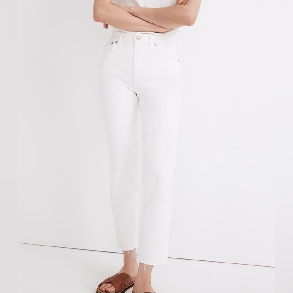Madewell The Perfect Vintage Jean in Tile White